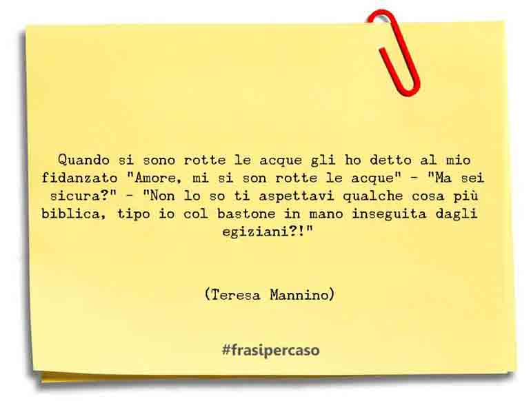 Una citazione di Teresa Mannino by FrasiPerCaso.it