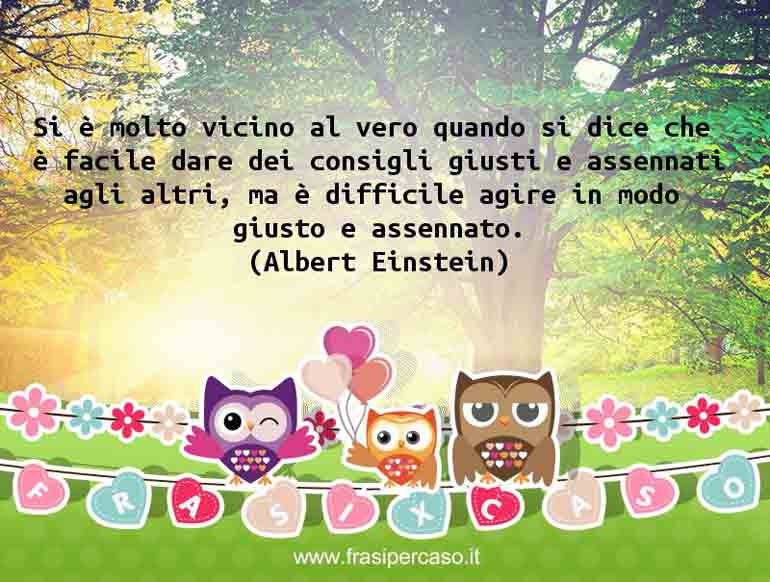 Una citazione di Albert Einstein by FrasiPerCaso.it