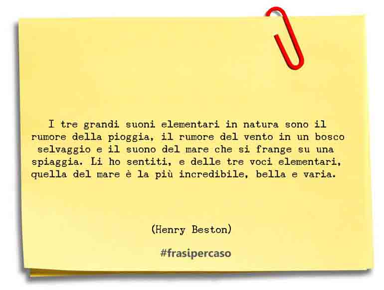 Le Frasi E Gli Aforismi Di Henry Beston