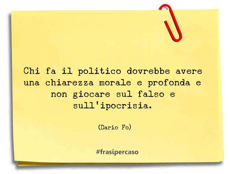 Una citazione di Dario Fo by FrasiPerCaso.it