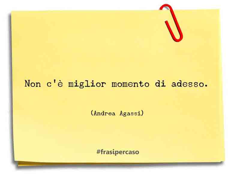 Una citazione di Andrea Agassi by FrasiPerCaso.it