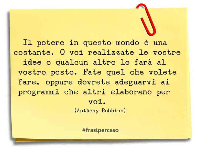 Le Frasi E Gli Aforismi Di Anthony Robbins