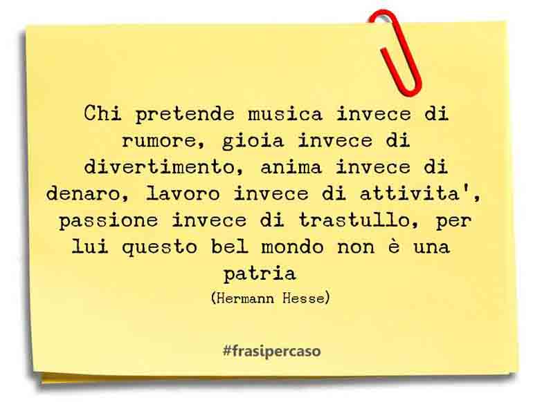 Le Frasi E Gli Aforismi Di Hermann Hesse