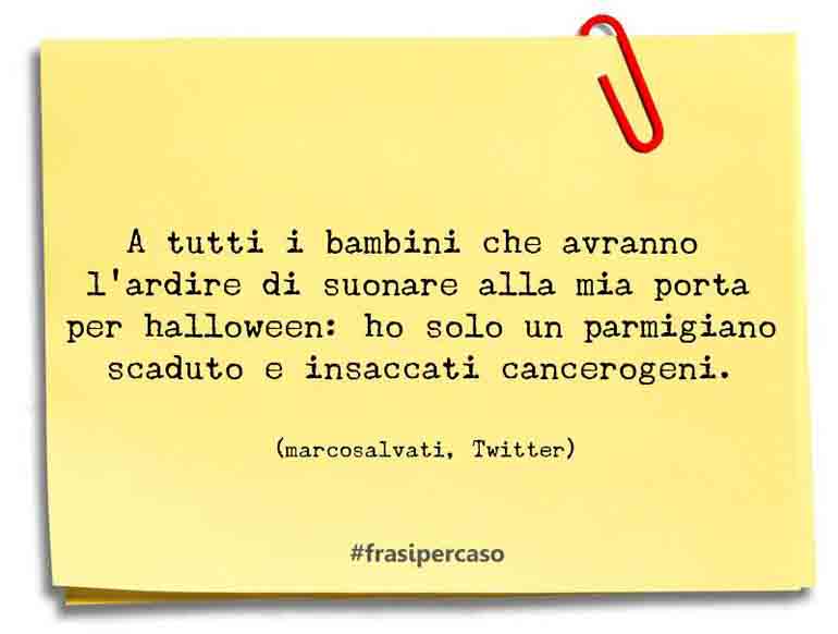 Una citazione di marcosalvati, Twitter by FrasiPerCaso.it