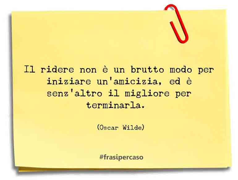 Una citazione di Oscar Wilde by FrasiPerCaso.it