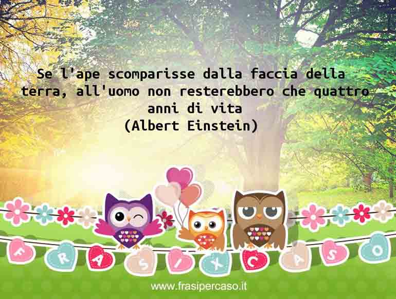 Una citazione di Albert Einstein by FrasiPerCaso.it